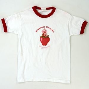 Vintage Strawberry Shortcake Ringer T-Shirt 90s